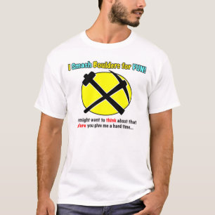 Aviso de Rockhound! Camisas dos homens