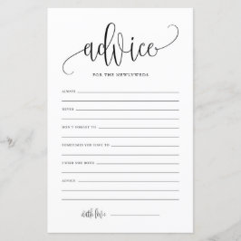 Aviso de Script Negro para o Cartão de Casamento d