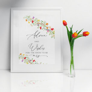 Aviso e sinal de poster de desejos