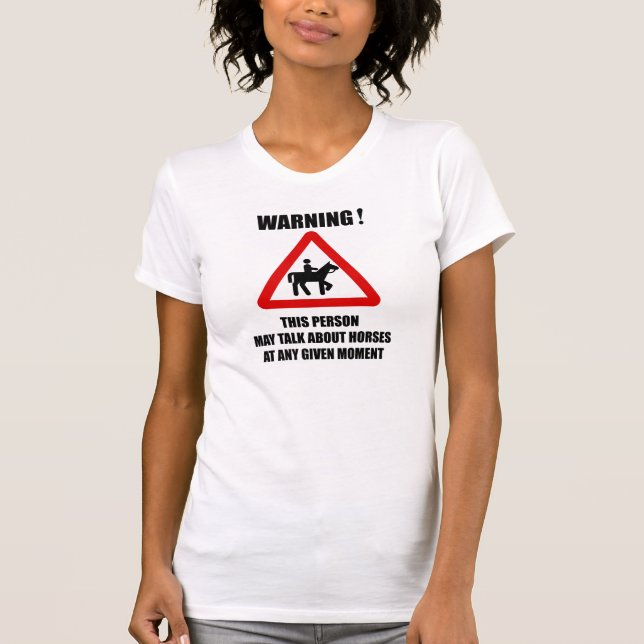 Aviso - esta pessoa pode falar sobre camisas dos (Frente)