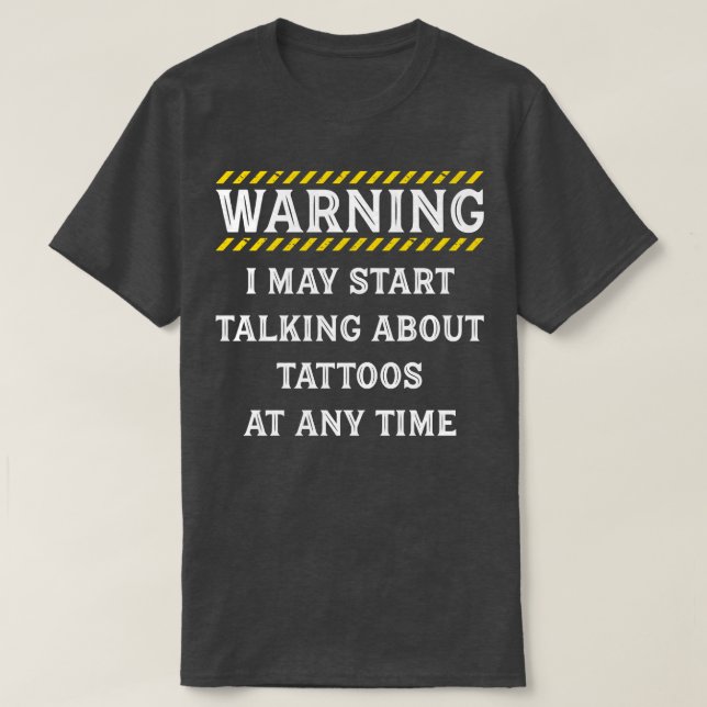 Aviso Que Posso Começar A Falar Sobre O Camisetas  (Frente do Design)