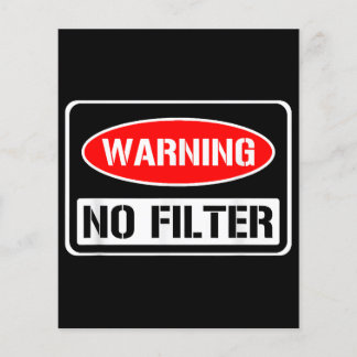 Aviso Sem Filtro Engraçado Engraçado Perigo De Arm