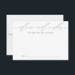 Aviso Verde para o Cartão de Guarda-Estudantes<br><div class="desc">Essas cartas maravilhosamente projetadas oferecem uma maneira única de os convidados do casamento compartilharem seus conselhos e desejos sinceros com a noiva e o noivo. Ideal para adicionar um toque pessoal ao seu dia especial, essas cartas garantem que as manobras sejam apreciadas para o casal feliz. Perfeito para recepções de...</div>