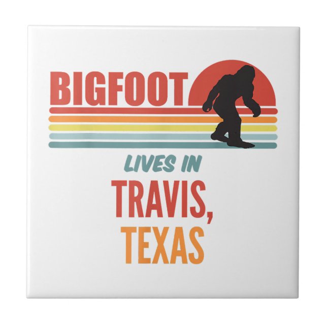 Avistamento de Bigfoot em Travis Texas  (Frente)