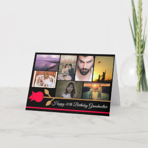 Avó Aniversário Cartão com fotos Personalizado