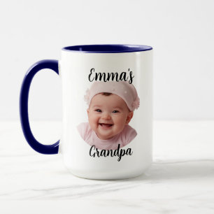 Avô Caneca Personalizada com Rosto de Bebê - Prese