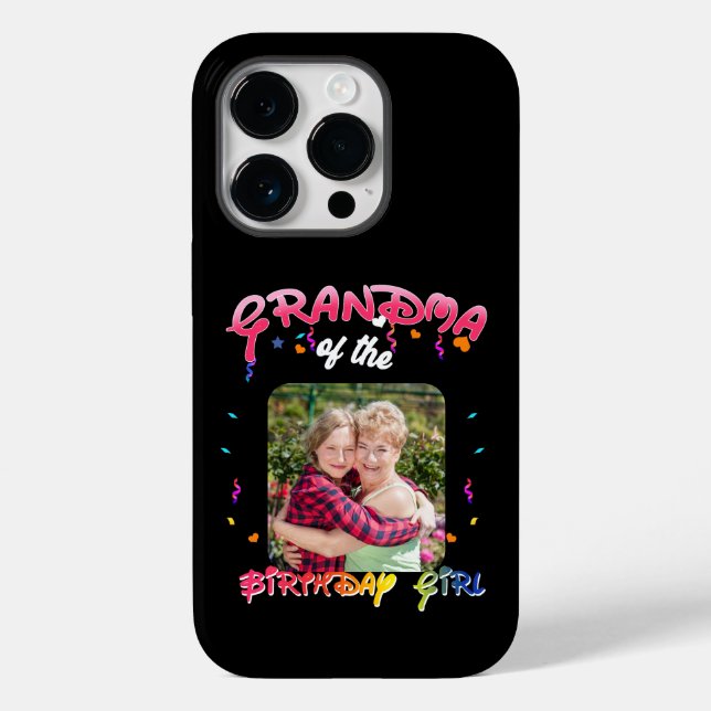 Avó da Garota de Aniversário Personalizada (Verso)
