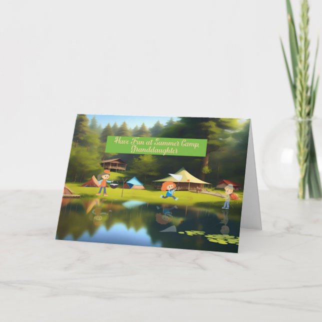 Avó do Campo de Verão do Cartão dos Avós (Frente)