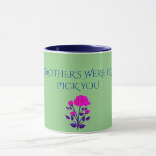 AVÓ FLOWERED caneca personalizada.