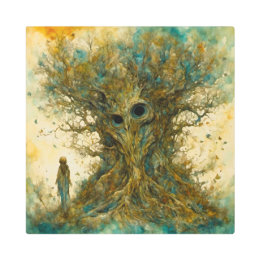 Avô Oak Metal Wall Art