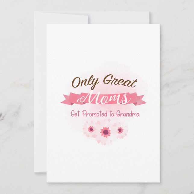 Avó Para Serótimas Mães São Promovidas a Avó (Frente)