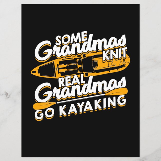 Avó Real Vai Kayaking (Frente)