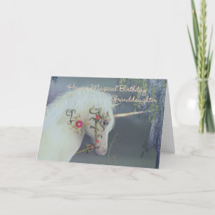 Avó Unicórn - Cartão de Aniversário Magical Birthd