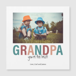 Avô, você é a melhor foto personalizada moderna