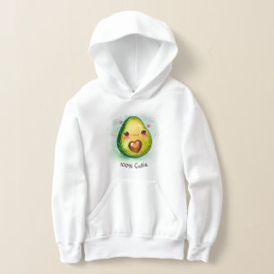 Avocado Cutie com seu texto - Crianças Hoodie
