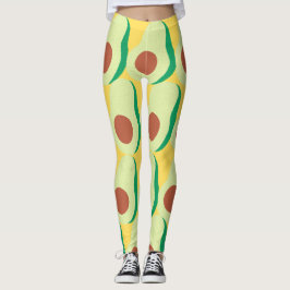Avocado e Leggings Amarelas