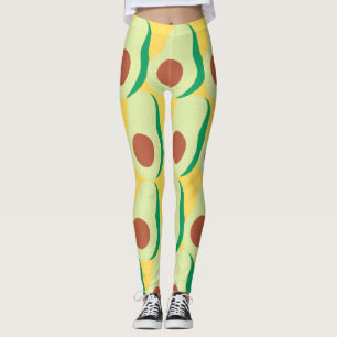 Avocado e Leggings Amarelas