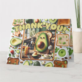 Avocado Toast - Cartões de agradecimentos