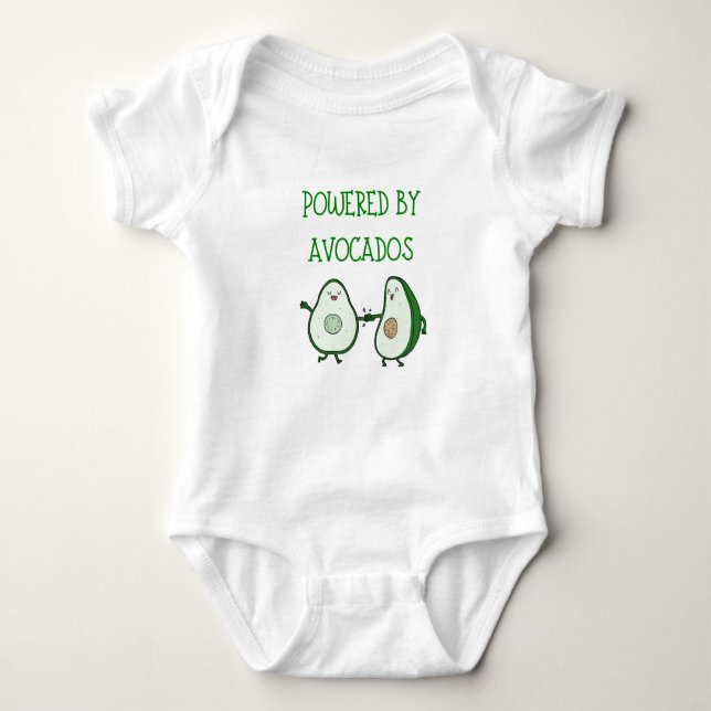 Avocados por Avocados - Legal Camisa de Bebê Vegan (Frente)