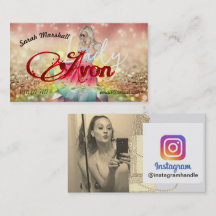Avon Lady Instagram Cartão de visita