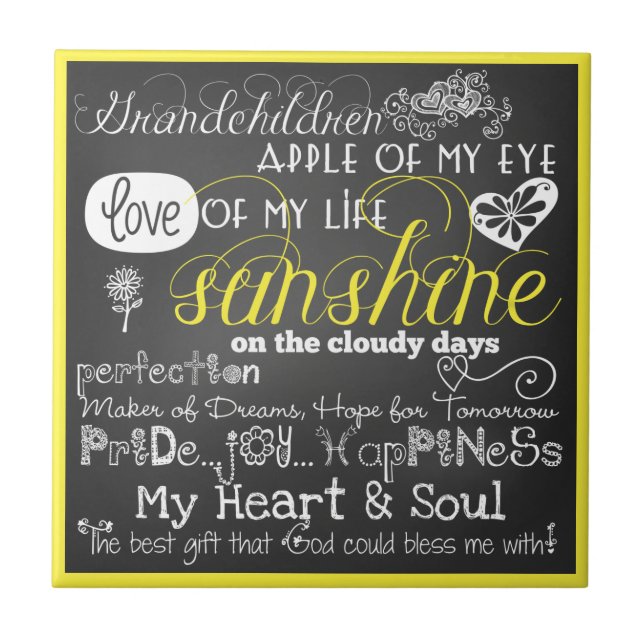 Avós amam e inspiram mosaicos cerâmicos (Frente)