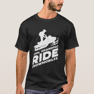 Avôs Legais Andam de Moto de Neve Camisa Divertida