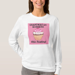 Avós são Mamas com Camiseta de Frosting