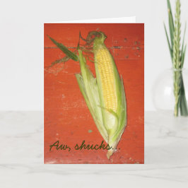 Aw, Cartão de Saudação Shucks