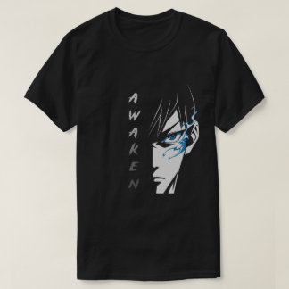 AWAKEN - Camiseta Anime De Meia Face