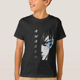 AWAKEN - Camiseta Anime De Meia Face