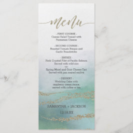 Awash Elegant Watercolor no menu Ocean Weding