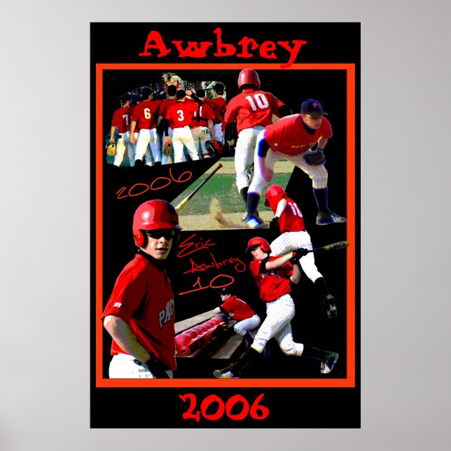 Awbrey Freshman Baseball Poster (Frente)