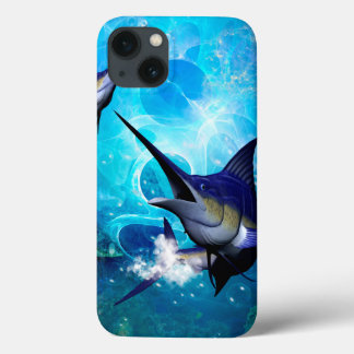 Awesome marlin with bubbles