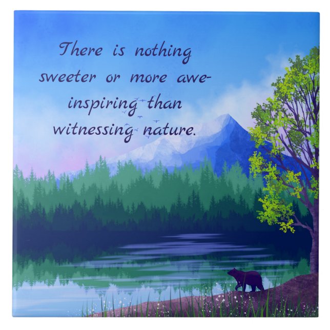 AWESOME NATURE DECORATIVE TILE (Frente)