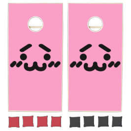 Awkward Cute Face Light Pink