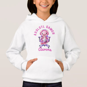 Axelotl Cozy Gamer Girl Pink Cute Axolotl