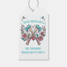 Axes & Roses - Etiquetas para Presentes de Lançame