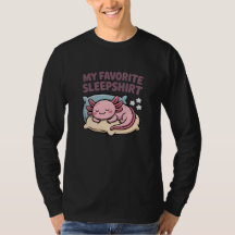 Axolote Engraçado Dormindo - Minha Camisa de Dormi