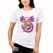 Axolote Fofo Comendo Ramen Tigrinho Tacho de Macar