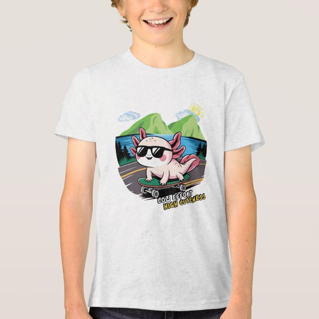 Axolotl andando de skate (Frente)