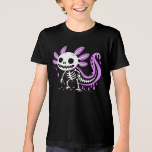 Axolotl Skeleton Drip Engraçada Axolotl