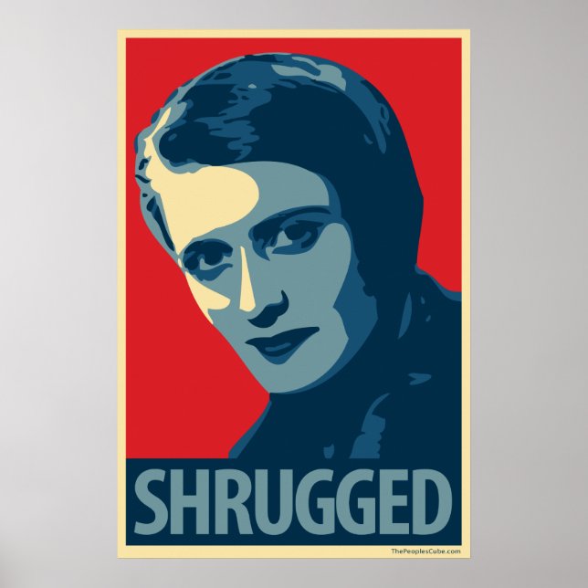 Ayn Rand - Shrugged: OHP Poster (Frente)