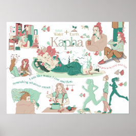 Ayurveda Kapha Dosha Poster