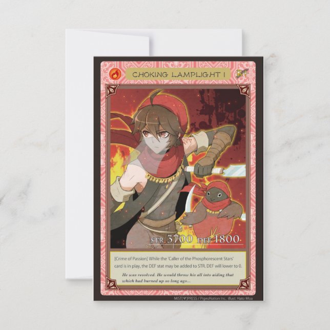 AZ card - Choking Lamplight I (Frente)
