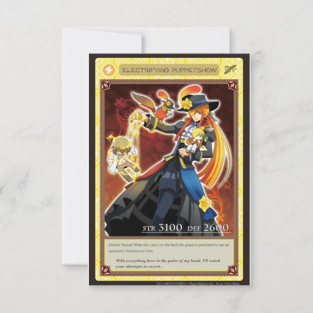 AZ card - Electrifying Puppetshow (Frente)