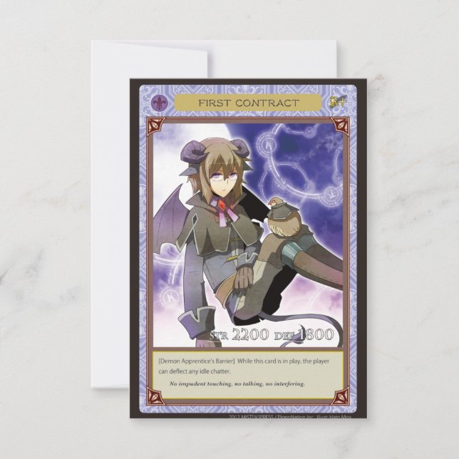 AZ card - First Contract (Frente)