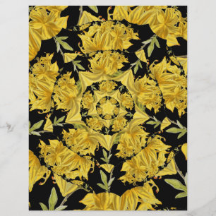 Azalea fractal - Amarelo e preto