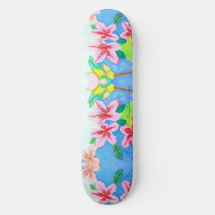 Azalea Tropical Skateboard Ariella & Lily Designs