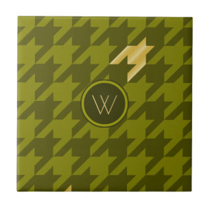 Azeite com o Azulejo Houndstooth de Destaque Doura
