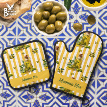 Azeite Personalizado Faixa Amarela Mediterrâneo